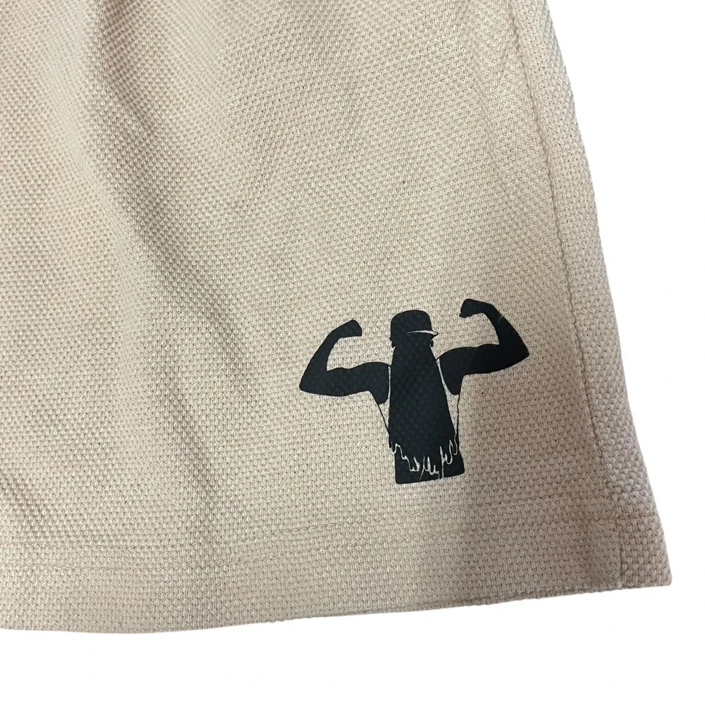 Boohoo Men Beach Gym‎ Workout Training Fitness Drawstring Beige S - Picture 2 of 8